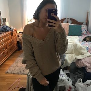 Off The Shoulder Sweater